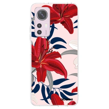 Picasee silikonový průhledný obal pro Xiaomi 12 - Red Lily