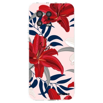 Picasee silikonový průhledný obal pro Xiaomi 13 - Red Lily