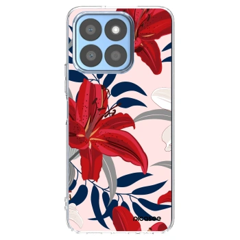 Picasee silikonový průhledný obal pro Honor X8b - Red Lily
