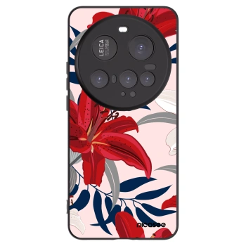 Picasee silikonový černý obal pro Xiaomi 15 Ultra - Red Lily
