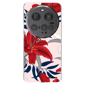 Picasee silikonový průhledný obal pro Xiaomi 15 Ultra - Red Lily