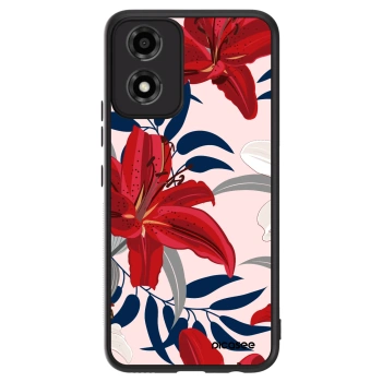 Obal pro Motorola Moto E14 - Red Lily