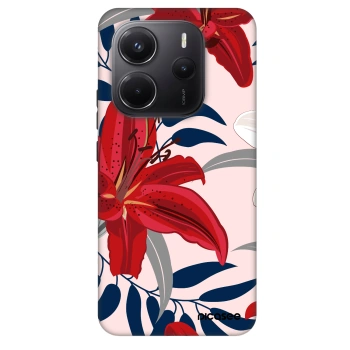 Obal pro Xiaomi Redmi Note 14 5G - Red Lily