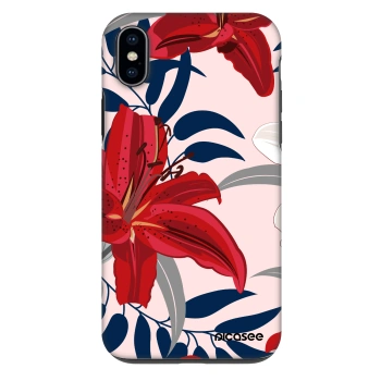 Obal pro Apple iPhone XS Max - Red Lily
