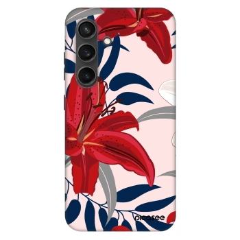 Obal pro Samsung Galaxy S24+ S926B 5G - Red Lily