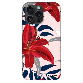 Obal pro Apple iPhone 15 Pro Max - Red Lily