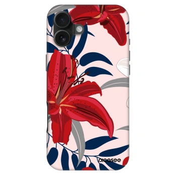 Obal pro Apple iPhone 16 Plus - Red Lily