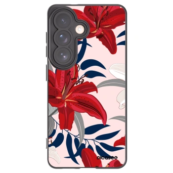 Picasee silikonový černý obal pro Samsung Galaxy S26 - Red Lily