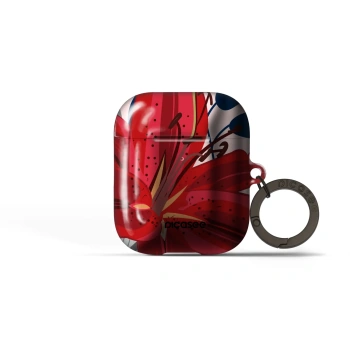 Obal pro Apple AirPods 2 - Red Lily