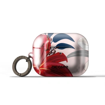 Obal pro Apple AirPods Pro 3 - Red Lily