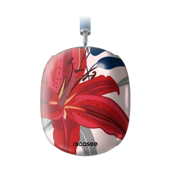 Obal pro Apple AirPods Max - Red Lily