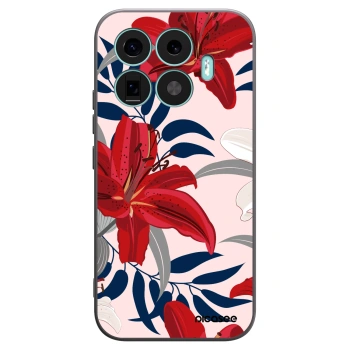 Picasee silikonový černý obal pro Xiaomi 17T - Red Lily