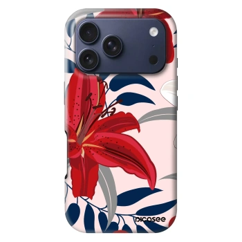 Obal pro Apple iPhone 18 Pro - Red Lily