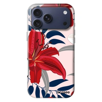 Obal pro Apple iPhone 18 Pro Max - Red Lily