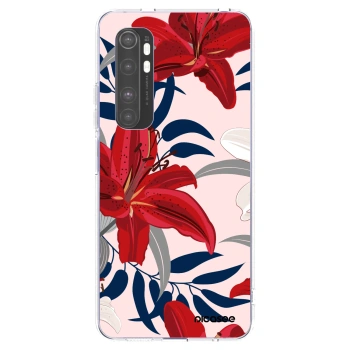 Picasee silikonový průhledný obal pro Xiaomi Mi Note 10 Lite - Red Lily
