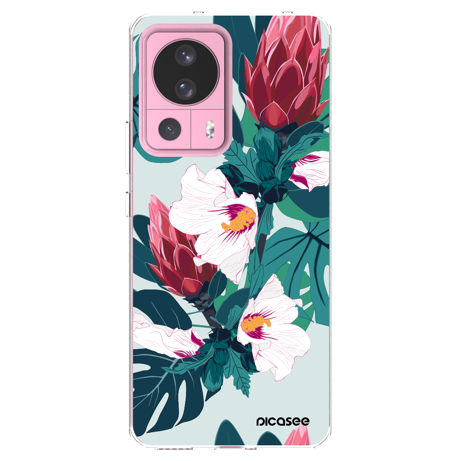 Picasee silikonový průhledný obal pro Xiaomi 13 Lite - Rhododendron