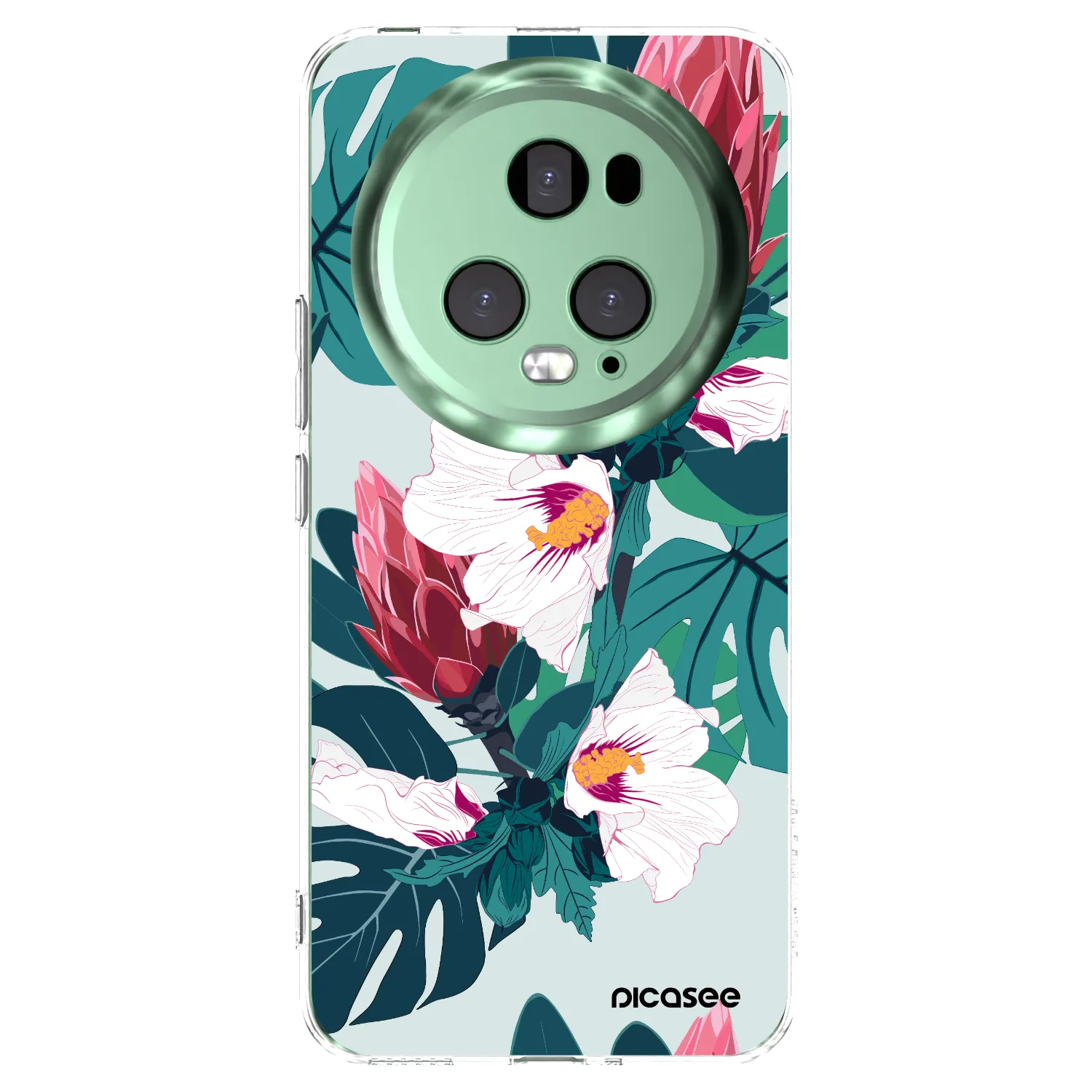 Picasee silikonový průhledný obal pro Honor Magic5 Pro - Rhododendron