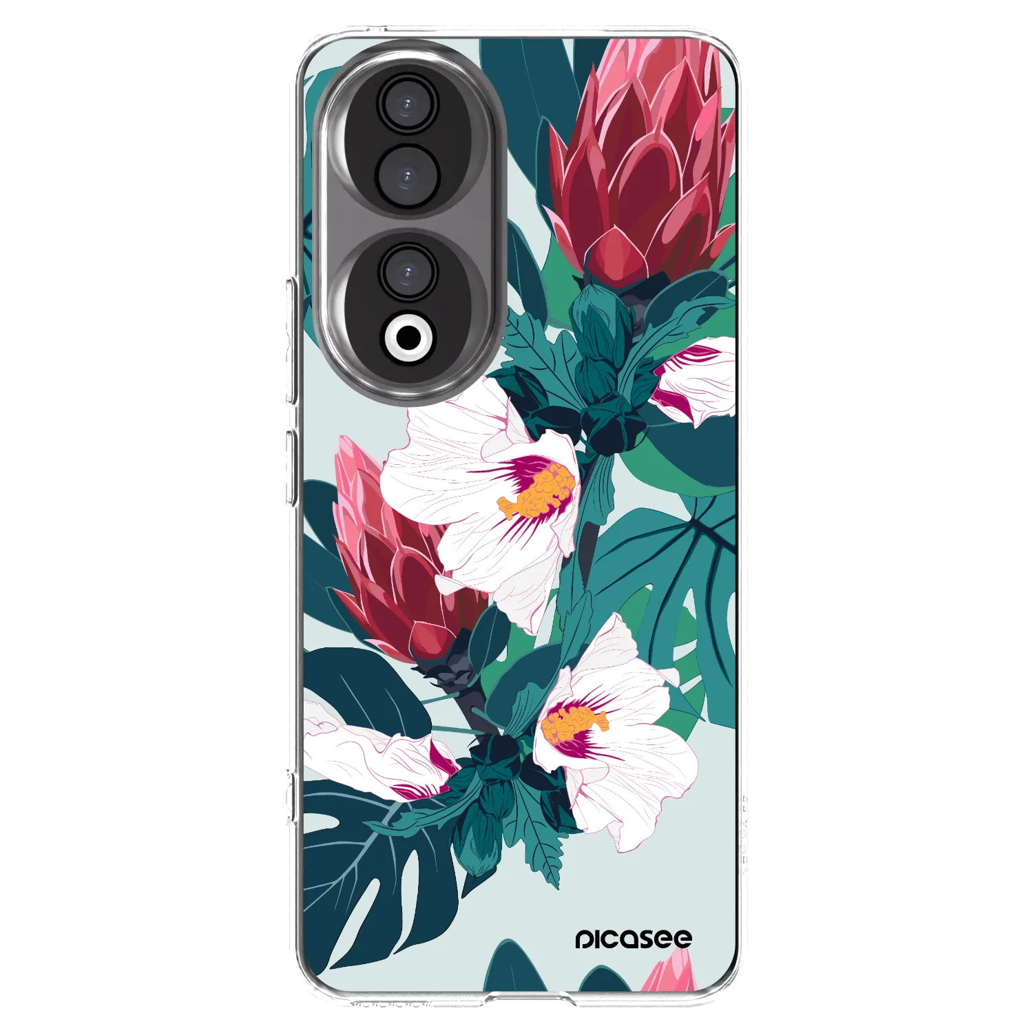 Picasee silikonový průhledný obal pro Honor 90 5G - Rhododendron