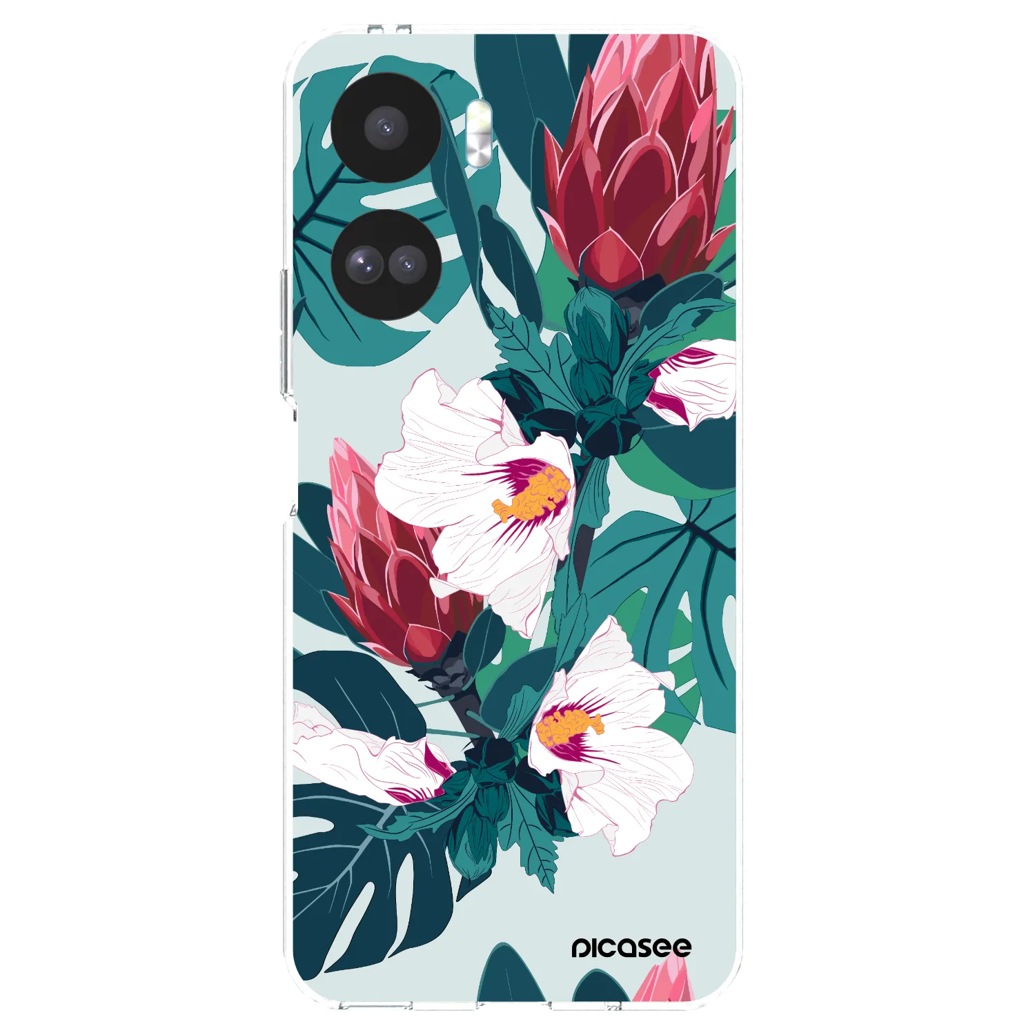 Picasee silikonový průhledný obal pro Honor 90 Lite 5G - Rhododendron