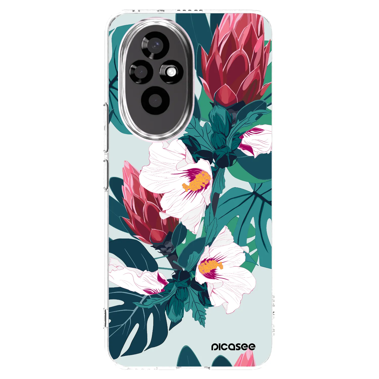 Picasee silikonový průhledný obal pro Honor 200 Pro 5G - Rhododendron