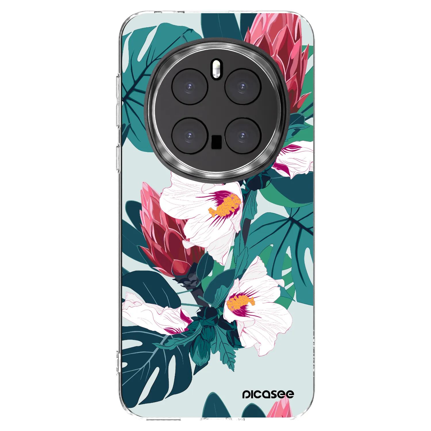 Picasee silikonový průhledný obal pro Honor Magic7 Pro 5G - Rhododendron