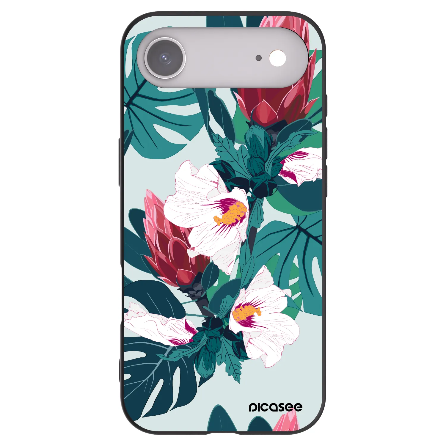 Picasee silikonový černý obal pro Apple iPhone Air - Rhododendron