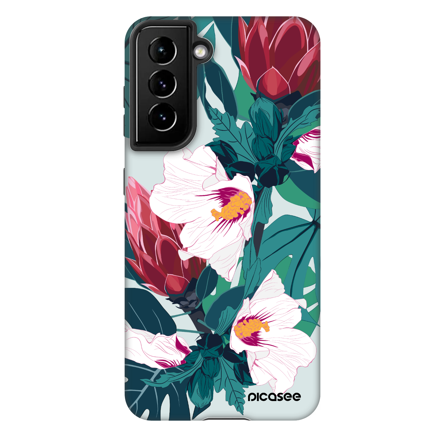 Picasee Fashion Case pro Samsung Galaxy S21 5G G991B - Rhododendron