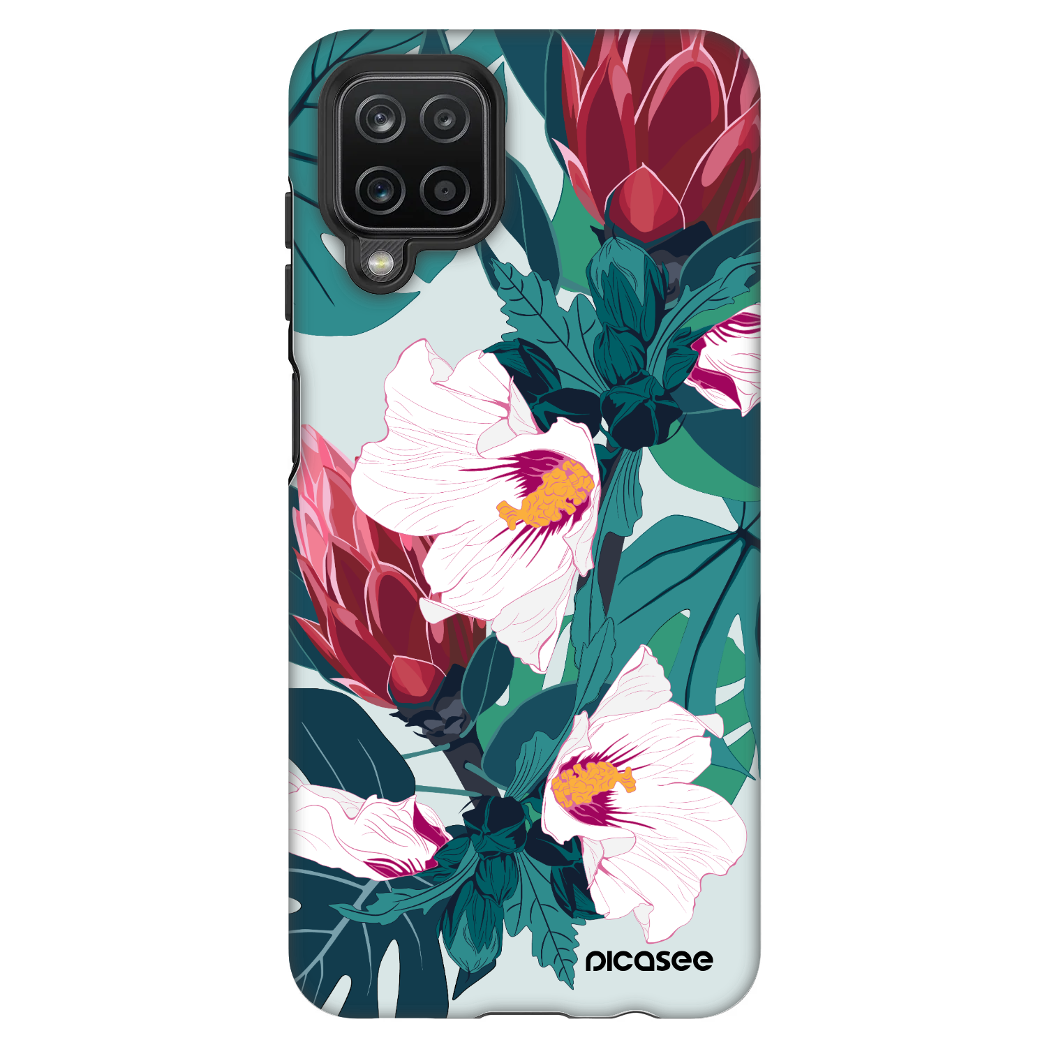 Picasee Fashion Case pro Samsung Galaxy A12 A125F - Rhododendron