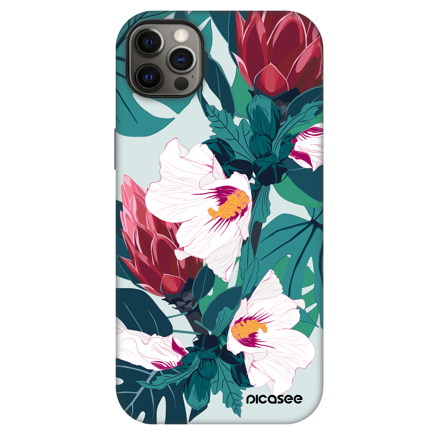 Picasee Fashion Case MagSafe Apple iPhone 12 Pro Max - Rhododendron