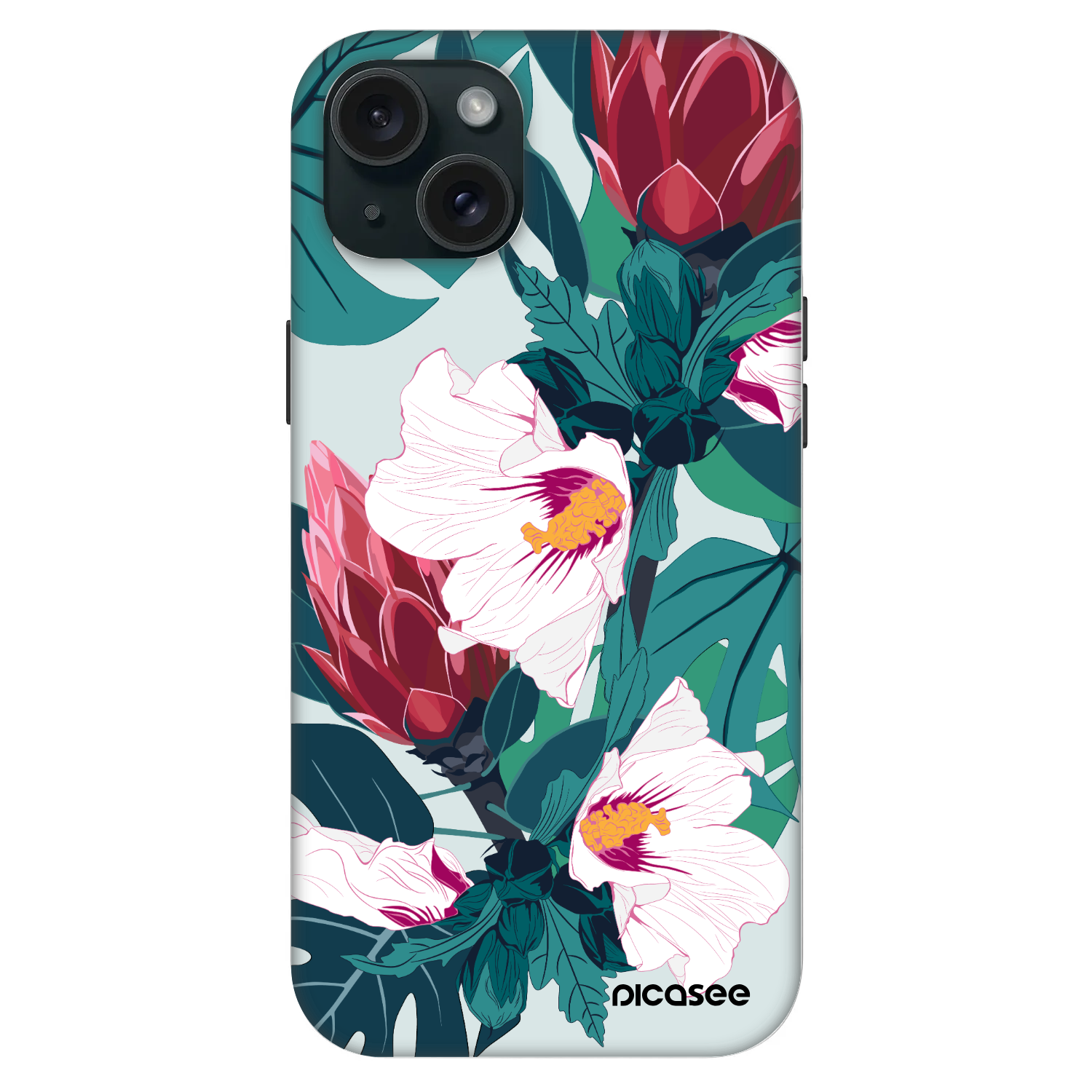 Picasee Fashion Case MagSafe Apple iPhone 15 Plus - Rhododendron
