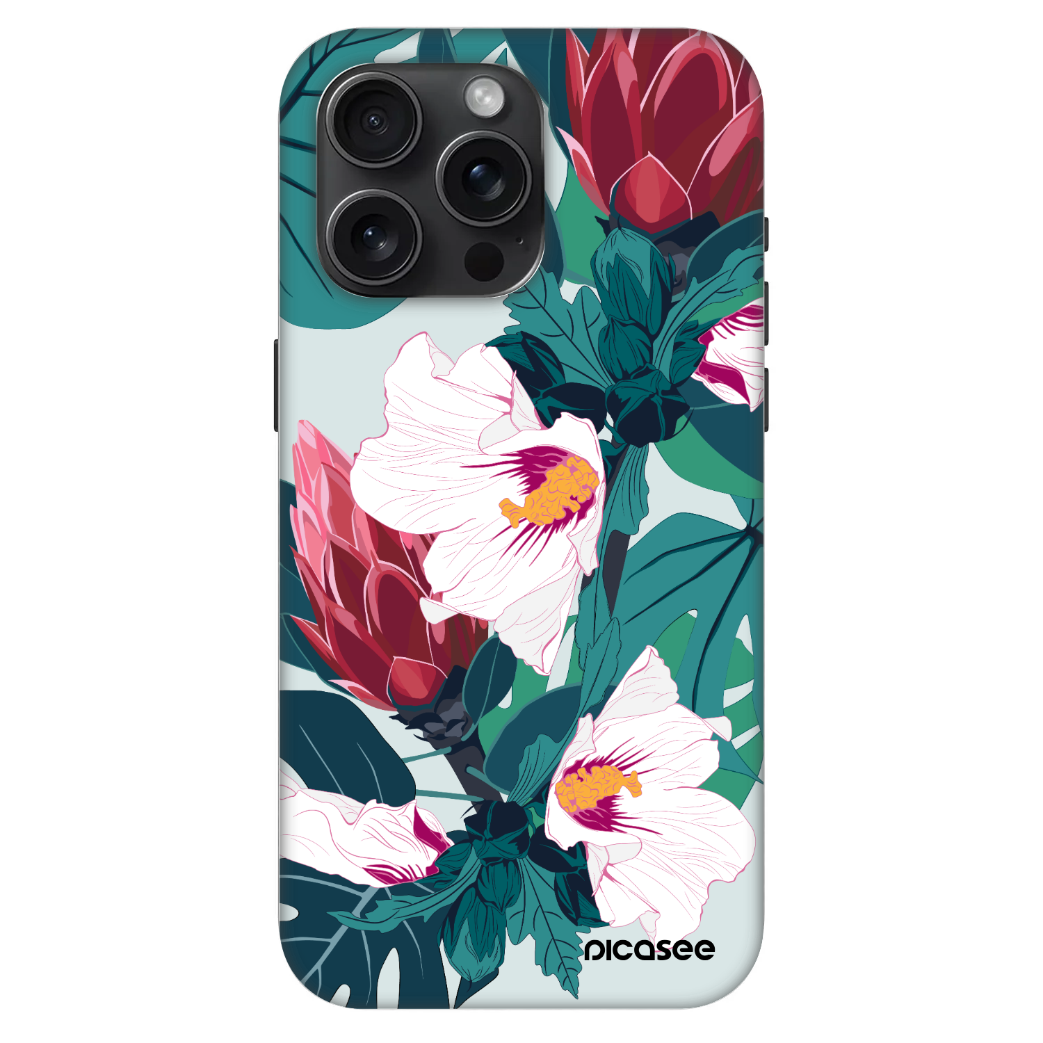 Picasee Fashion Case MagSafe Apple iPhone 15 Pro Max - Rhododendron
