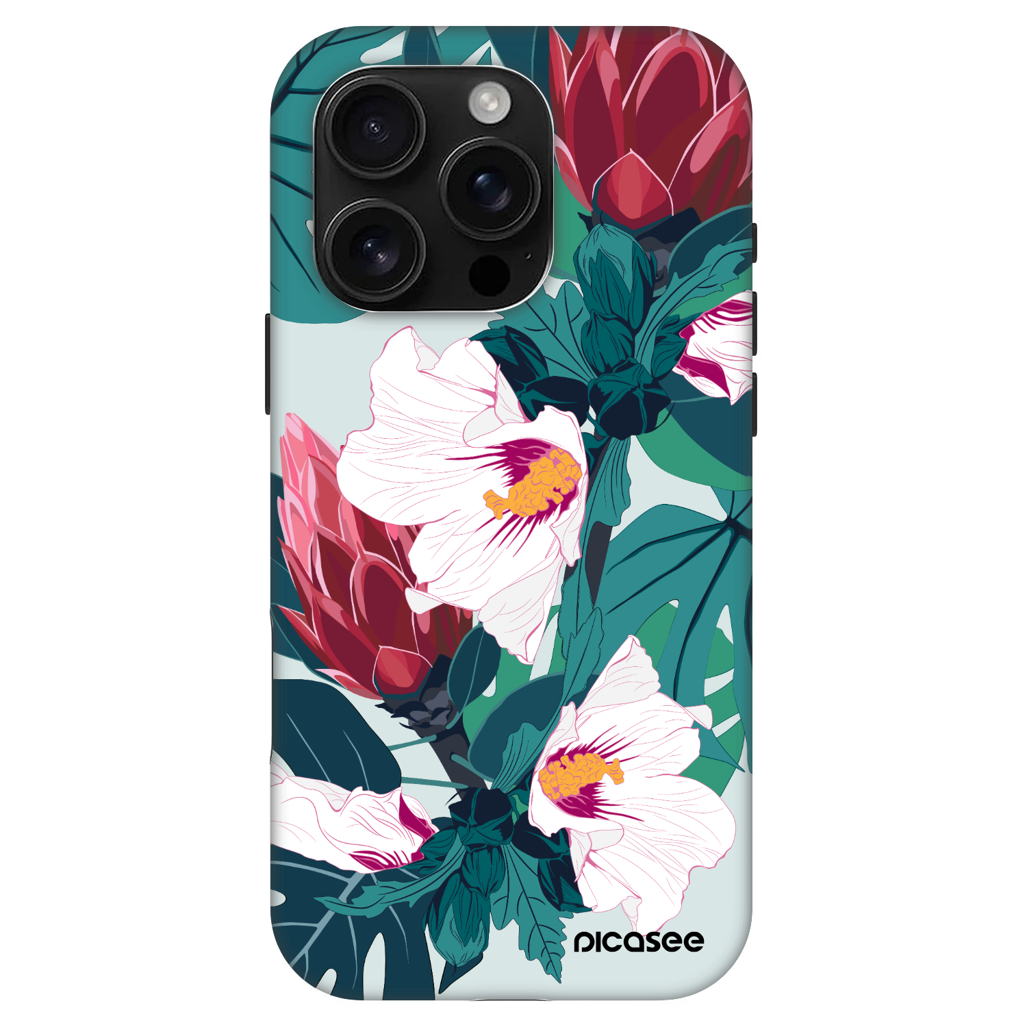 Picasee Fashion Case MagSafe Apple iPhone 16 Pro - Rhododendron