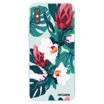 Picasee silikonový průhledný obal pro Xiaomi Redmi 9AT - Rhododendron