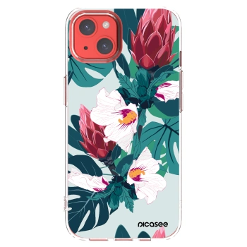 Picasee silikonový průhledný obal pro Apple iPhone 13 - Rhododendron