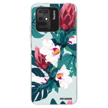 Picasee silikonový průhledný obal pro Xiaomi Redmi 10C - Rhododendron