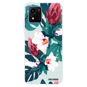 Picasee silikonový průhledný obal pro Vivo Y01 - Rhododendron