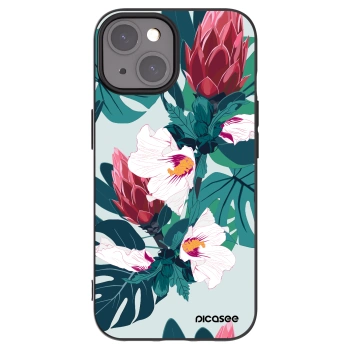 Picasee silikonový černý obal pro Apple iPhone 15 - Rhododendron