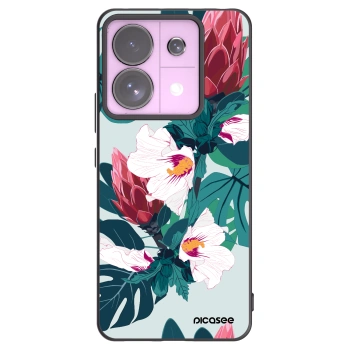 Picasee silikonový černý obal pro Xiaomi Redmi Note 13 Pro 5G - Rhododendron