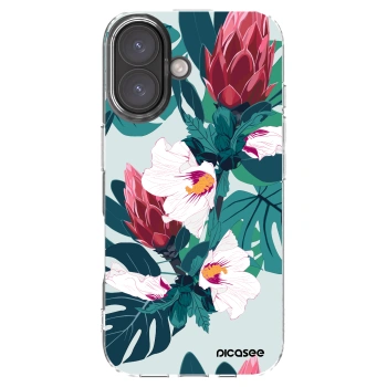 Picasee silikonový průhledný obal pro Apple iPhone 16 - Rhododendron