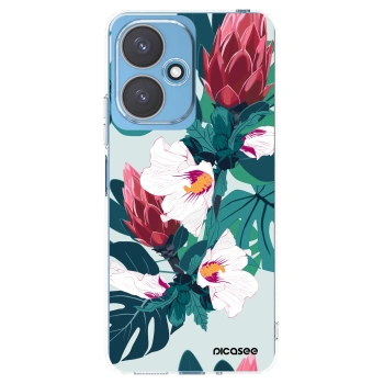 Picasee silikonový průhledný obal pro Xiaomi Redmi 13C 5G - Rhododendron