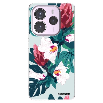 Picasee silikonový průhledný obal pro Xiaomi Redmi Note 14 5G - Rhododendron