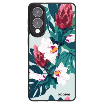 Picasee silikonový černý obal pro Samsung Galaxy S25 Edge 5G - Rhododendron
