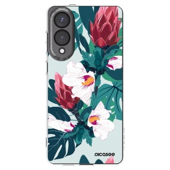 Picasee silikonový průhledný obal pro Samsung Galaxy S25 Edge 5G - Rhododendron