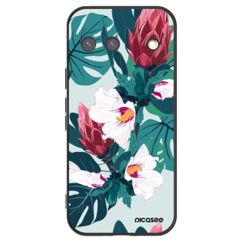 Picasee silikonový černý obal pro Google Pixel 9 - Rhododendron