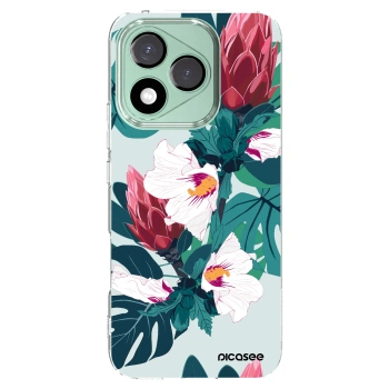 Picasee silikonový průhledný obal pro Honor 400 Lite 5G - Rhododendron