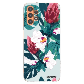 Picasee silikonový průhledný obal pro Samsung Galaxy A13 5G - Rhododendron