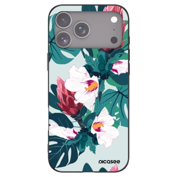 Picasee silikonový černý obal pro Apple iPhone 17 Pro Max - Rhododendron