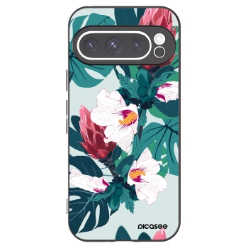Picasee silikonový černý obal pro Google Pixel 9 Pro XL - Rhododendron