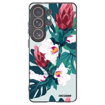Picasee silikonový černý obal pro Samsung Galaxy S26 Ultra - Rhododendron