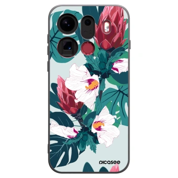 Picasee silikonový černý obal pro OPPO Find X9 Pro - Rhododendron